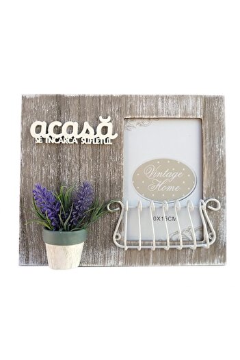 OEM Photo Frame with Lavender and Grid - With You I'm Home