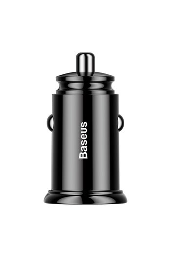 Baseus Inteligentna ładowarka samochodowa Circular 2x USB QC3.0 Quick Charge 3.0 SCP AFC 30W czarny