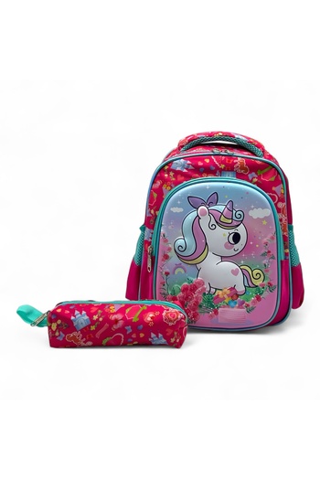Shihon 2-piece 12-inch girls' school backpack