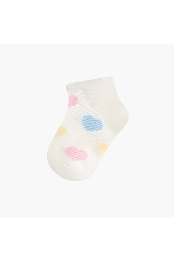 Juniors Textured Ankle Length Socks - Set of 7