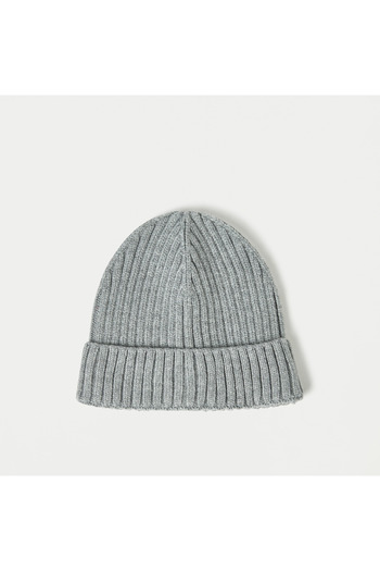 Juniors Ribbed Beanie Cap