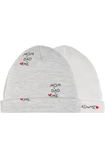 İdilbaby&Mamino Mom+Dad=Me 2-Piece Hat