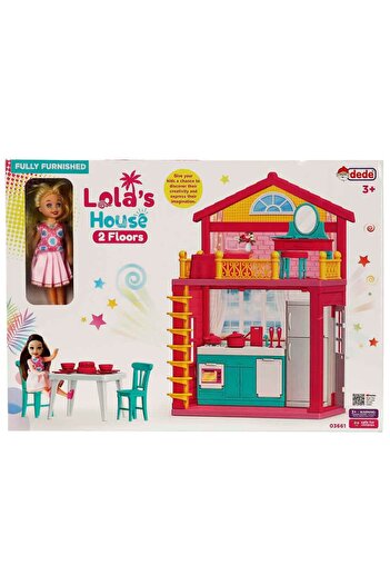 DEDE Lola's 2 Storey House - Blonde Doll