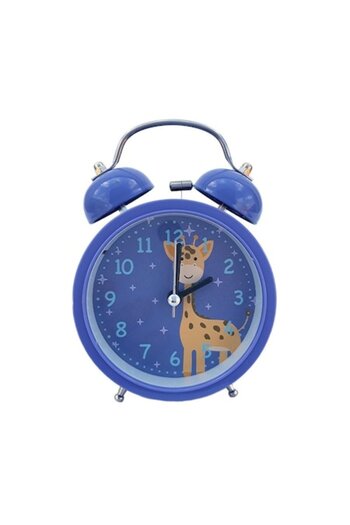 OEM Metal Table Clock with Giraffe, 9 x 13 cm