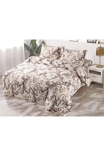 OEM Double Bedding Set, Cocolino, 4 pieces, 2 persons, 180x200cm, Elegant Beige Shades