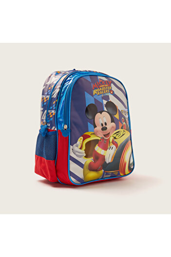 Simba Mickey Mouse Print Backpack - 16 inches