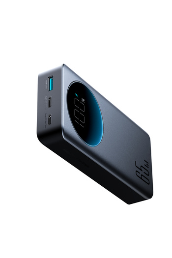 Joyroom Cyfrowy powerbank 20000mAH 65W 3A USB USB-C czarny