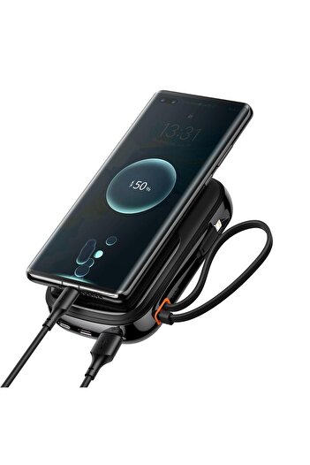 Baseus Powerbank z szybkim ładowaniem 10000mAh 22.5W QC-PD-SCP-FCP kabel USB-C czarny