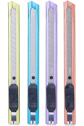 Deli E2066 Paper Cutter with 13 Snap off Blades, Assorted