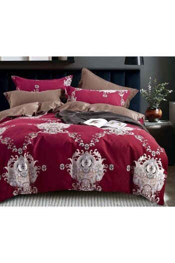 OEM Double Bedding, Finet, 6 pieces, 2 persons, Bordo-Brown, 250x230cm