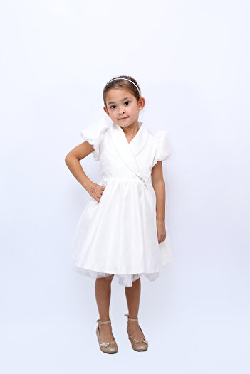 ddaniela Modern Lady Party Dress White Colour