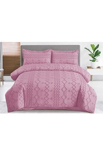 OEM Bed Linen Grofat M5, Uni, 4 pieces, 2 persons, 230x250cm, Plum