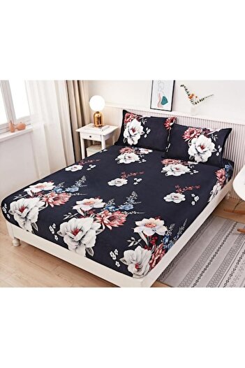 OEM Set of sheets and pillowcases for double bed, Cocolino, Mini Bouquet, 3 pieces, 180x200cm