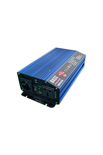 Bass Polska Przetwornica napięcia 12V->230V 1000/2000W pełny sinus