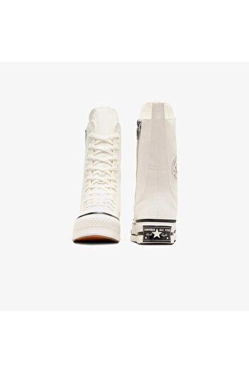 Converse Chuck 70 Plus Unisex Krem Platform Sneaker