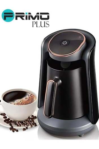 Primo Plus Turkish Coffee Maker with Power and 300ml Black