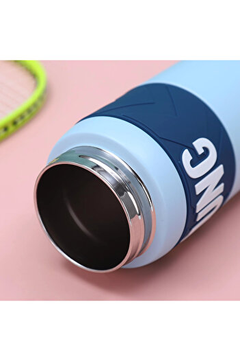 Mobcos 304 Stainless Steel Double Wall Vacuum Insulated Cup with Bounce Lid Straw Water Bottle