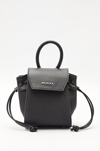 Manuka Mini Bag with Canvas Cover Navy Blue