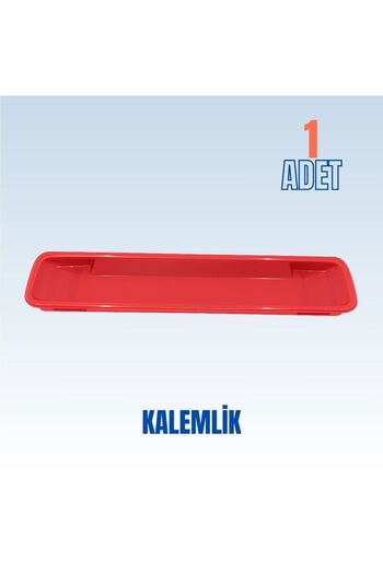 sebox School Furniture Wood Flush Plastic Row Pen Holder 15*50*260 mm (1 Pcs)