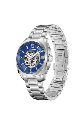 Tornado AUTONOVA Men's Automatic Blue Dial Watch - T7316-SBSNW