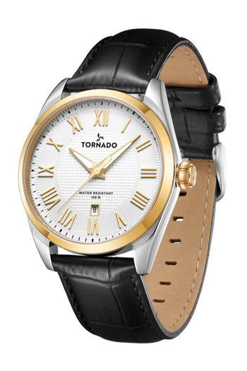 Tornado CLASSIC ANALOG Men's Analog White Dial Watch - T8007-SLBWG