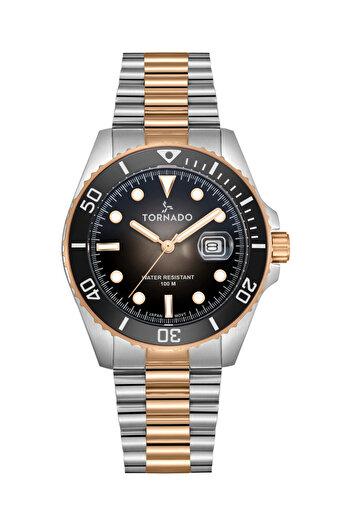 Tornado LUMINA ANALOG Men's Analog Onyx Black Dial Watch - T22001-KBKB