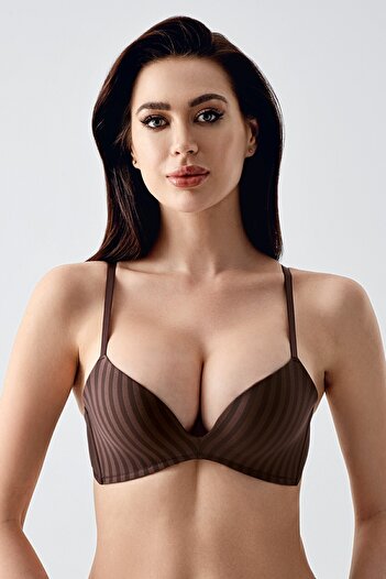 NEWBRA LINGERIE Γυναικείο σουτιέν Push Up B Cup, 331796