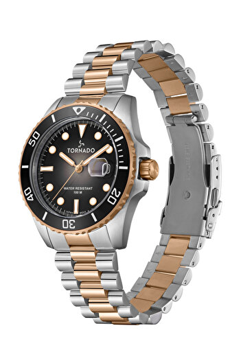 Tornado LUMINA ANALOG Men's Analog Onyx Black Dial Watch - T22001-KBKB
