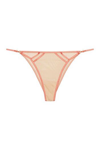 ESOTIQ Women's String Panties Brazilian Mesh Brief Decorative & Sexy | Blanca