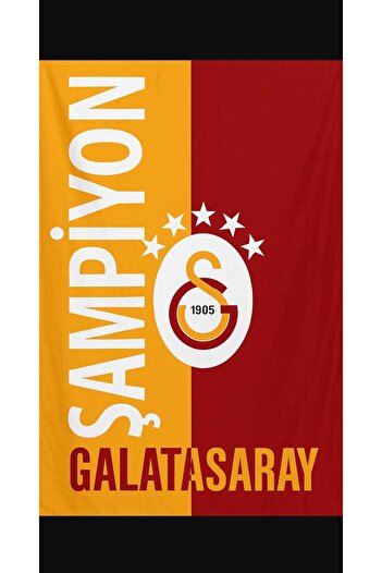Zorluteks Galatasaray 5 Yıldız Şampiyonluk Bayrağı