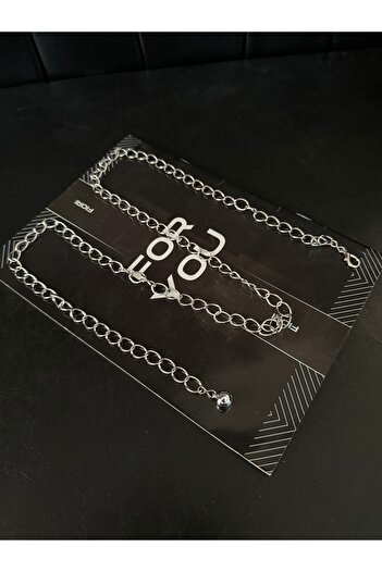 Fiori Chain Silver Detailed Women's Waist Chain Waist Belt, Dress Belt, Skirt Belt, Trouser Belt