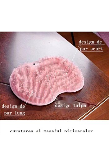 OEM Bathroom or Shower Mat, Silicone for Massage, Non-slip, Massage Feet Function, Back Cleaning, Blue