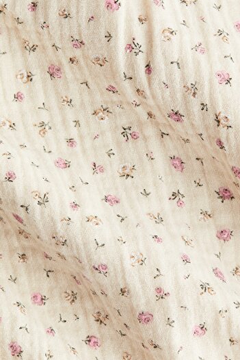 H&M Pamuklu Muslin Elbise
