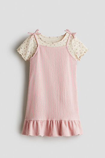H&M 2 Parçalı Üst ve Elbise Set