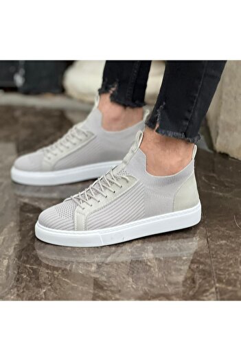 WENMİNG Original Tricot Shoes Orthopedic Sole Gray