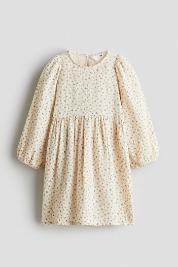 H&M Pamuklu Muslin Elbise