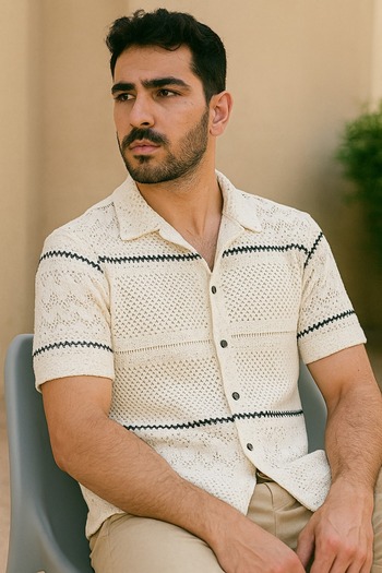 NuhStar Men's Premium half sleeves shirt | short sleeves | Regular Fit