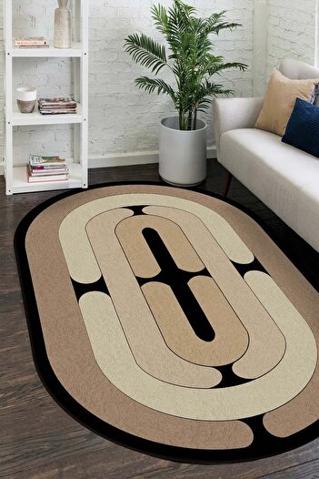 Decomia Home Washable Non-Slip Pet Friendly Printed Pattern Carpet & Area Rug for Living Room Kitchen