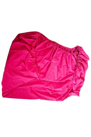 ARIALE Cearceaf de pat cu elastic Etern Lux Ariale, bumbac ranforce, 140 X 200 cm, Ciclam