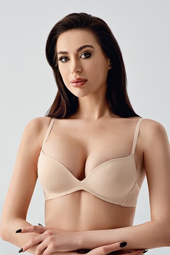 NEWBRA LINGERIE Γυναικείο Σουτιέν χωρίς επένδυση C Cup Basic, 341791