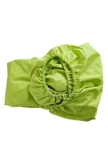 ARIALE Cearceaf de pat cu elastic Green Bliss Ariale, bumbac ranforce, 160 X 200 X 25 cm, Verde