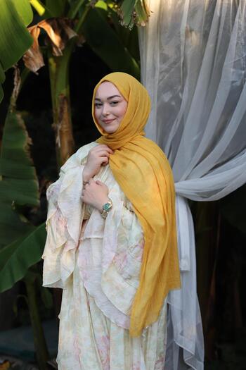 Şalland Dubai Series Shawl Sweet Yellow