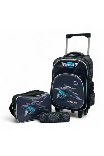 Shihon Boys' 3-Piece Wheeled School Backpack Set, 16 Inch
