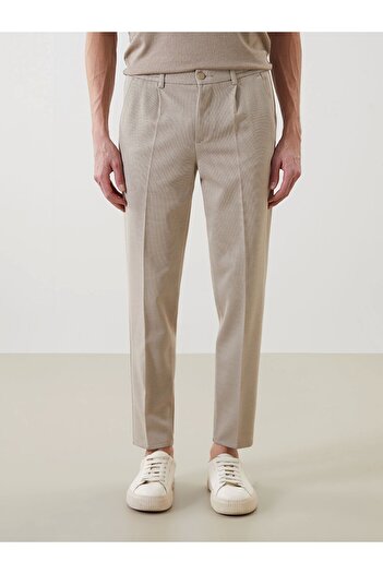 LC Waikiki Southblue Beige Standard Fit Men's Trousers