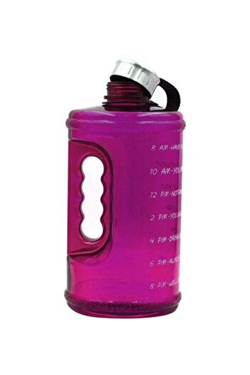 fun zone Generic Time Marker Motivational Water Bottle 2.2Liters
