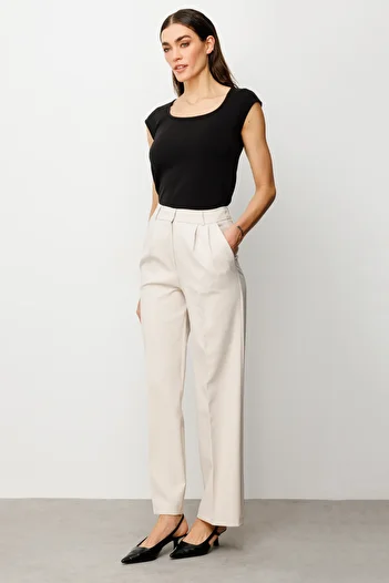 Ekol PLEATED BALL BEAN PANT