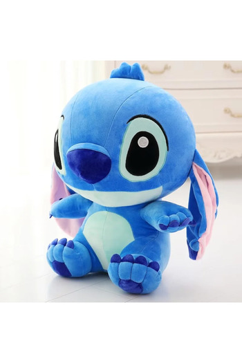 ABYZ Jucărie gigantică albastră Stitch plus de 60 cm, perfectă pentru copiii de peste 3 ani, cadou memorabil inspirat din desene animate.