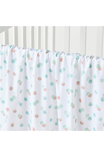 Juniors All-Over Dots Print Cotton Receiving Blanket - 70x70 cms