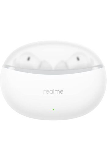 realme Buds Air 3 Neo Dynamic 10mm Bass Driver, AI ENC Noise Cancelling for Calls - White