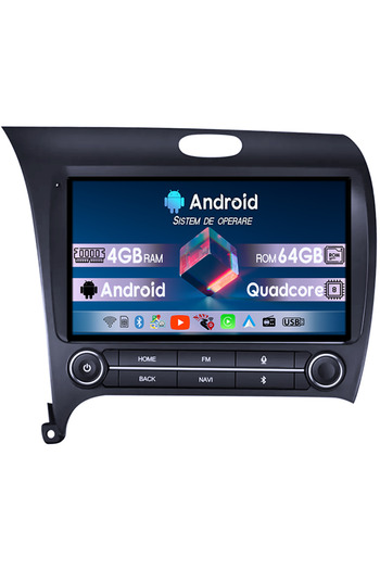 navi-it Navigatie dedicata KIA K3 2013-2018,Android 14, Wireless Carplay si Android auto 4GB RAM 64GB ROM, D